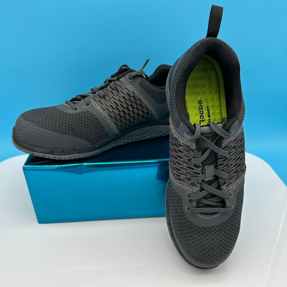 Reebok Men's‎ Print Work ULTK Composite Athletic Shoe, Size 8.5, Coal Grey/Black